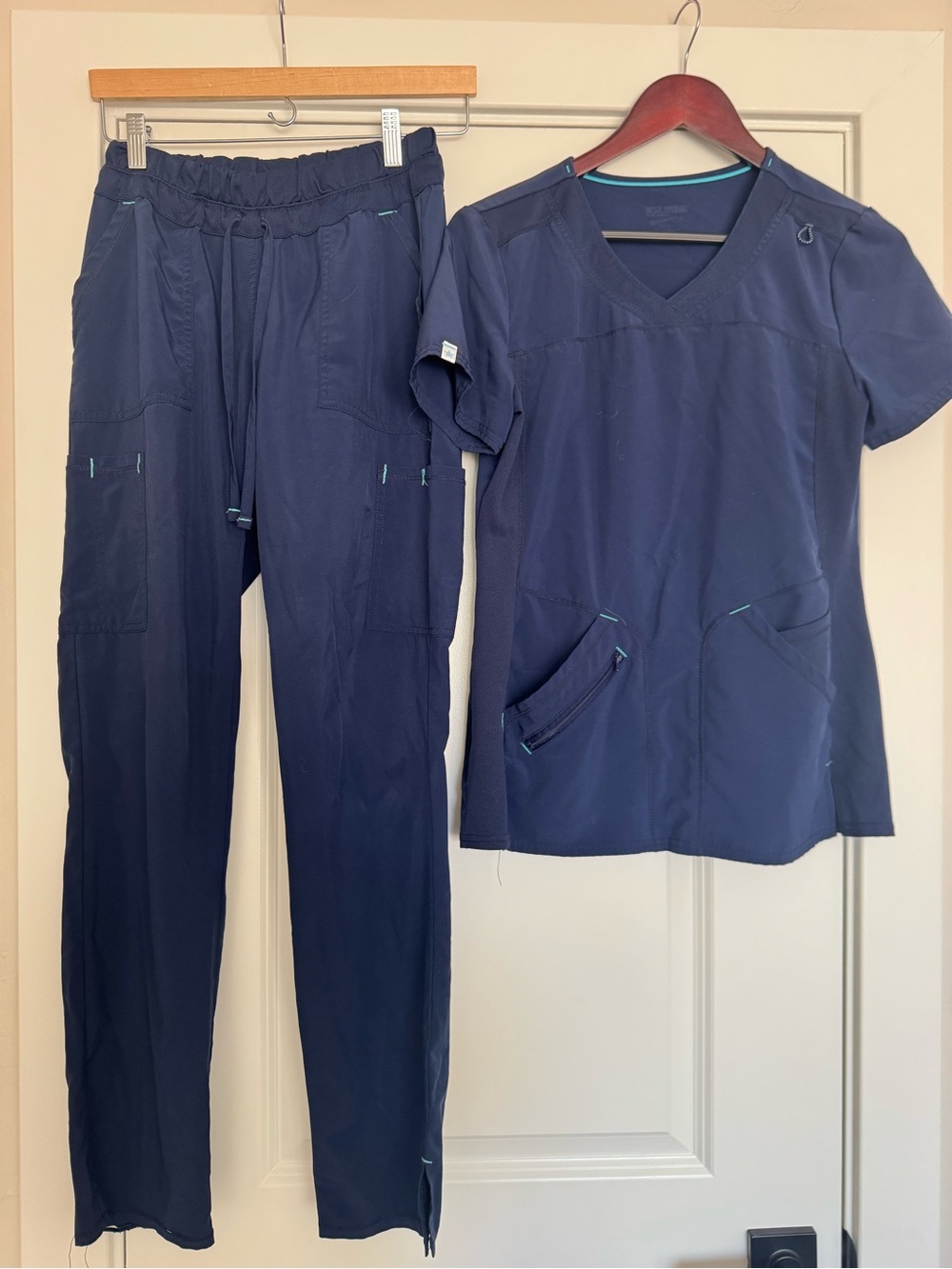 Navy Women's Scrub Pants/ Shirt